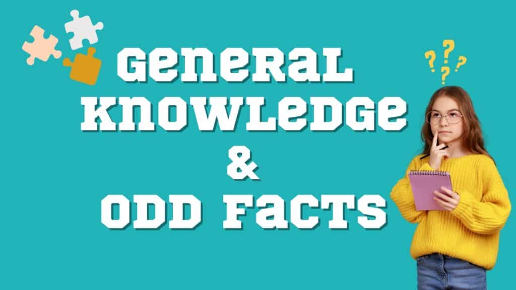 Child thinking and puzzle pieces -  general knowledge and odd facts for kids