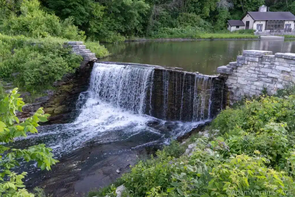 Grand Park at Mill Pond Dam in South Milwaukee 
