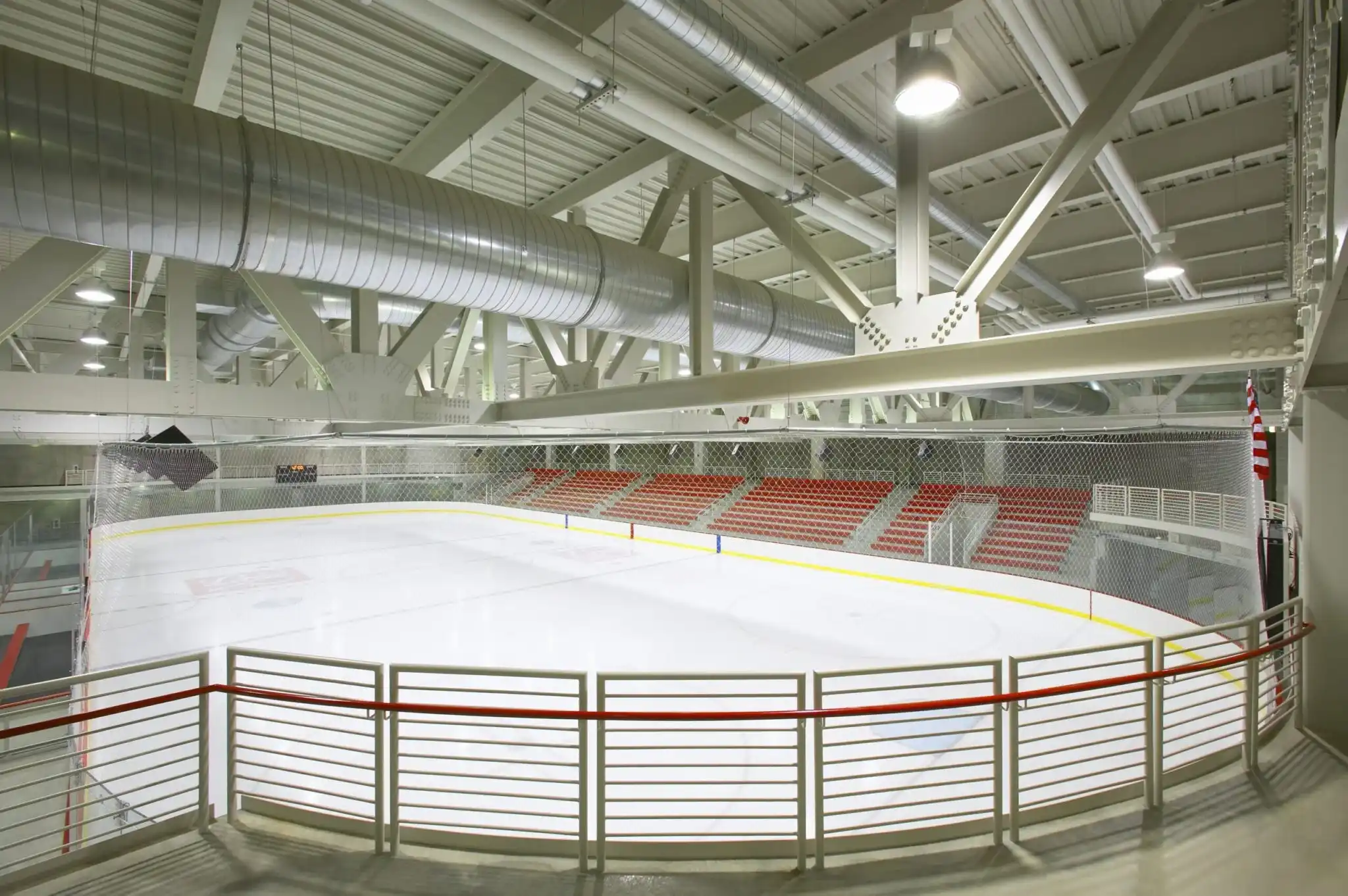 Indoor ice skating rink at Kern Center in downtown Milwaukee