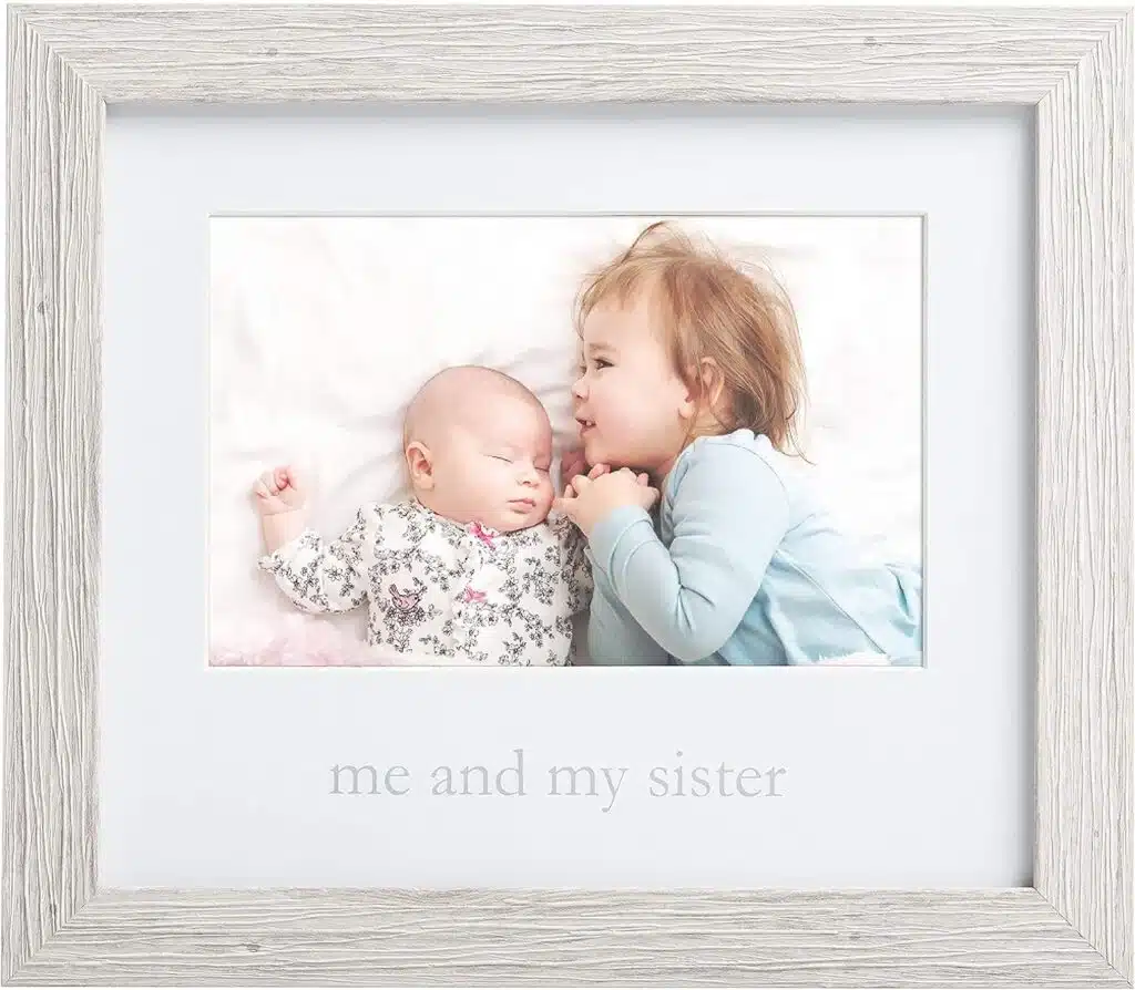 A keepsake photo frame celebrating the special bond between sisters.