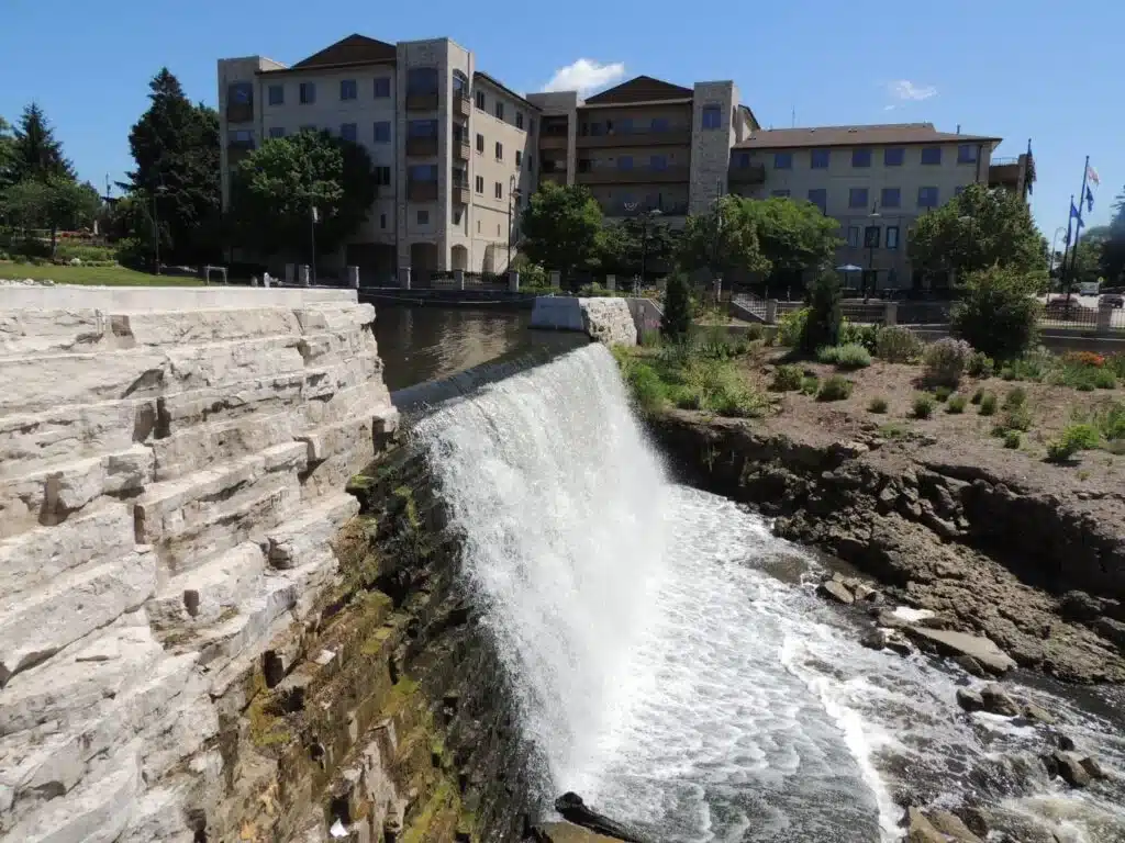 Mill Pond Park neat Village Park in Menomonee Falls, Wisconsin