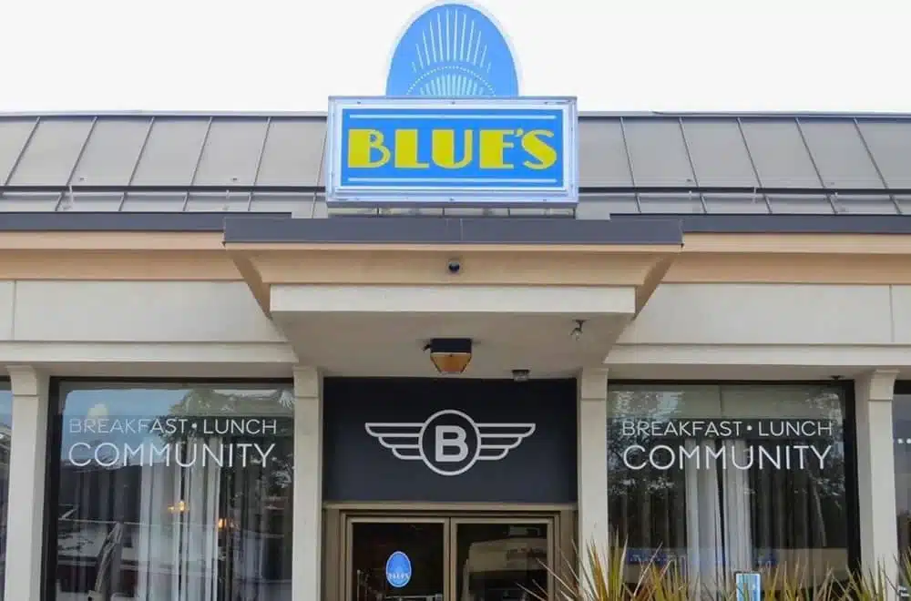 Brunch restaurant exterior at Blue’s Egg in Milwaukee