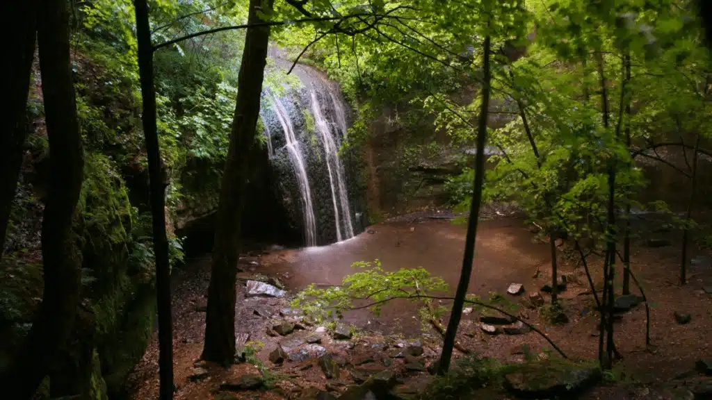 Stephen's Falls at Governor Dodge State Park in Dodgeville in Southern Wisconsin.